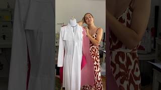Progress on my trench coat so far! I’m really happy with how it’s coming together!! #pattern