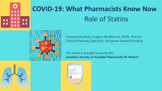 COVID-19: What Pharmacists Know Now | Role of Statins