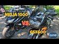 Kawasaki Ninja 1000abs Vs. 2003 Suzuki GSX600F motovlog