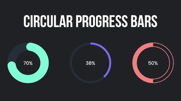 Animated Circular Loading Bars Using HTML CSS and JQuery Plugin