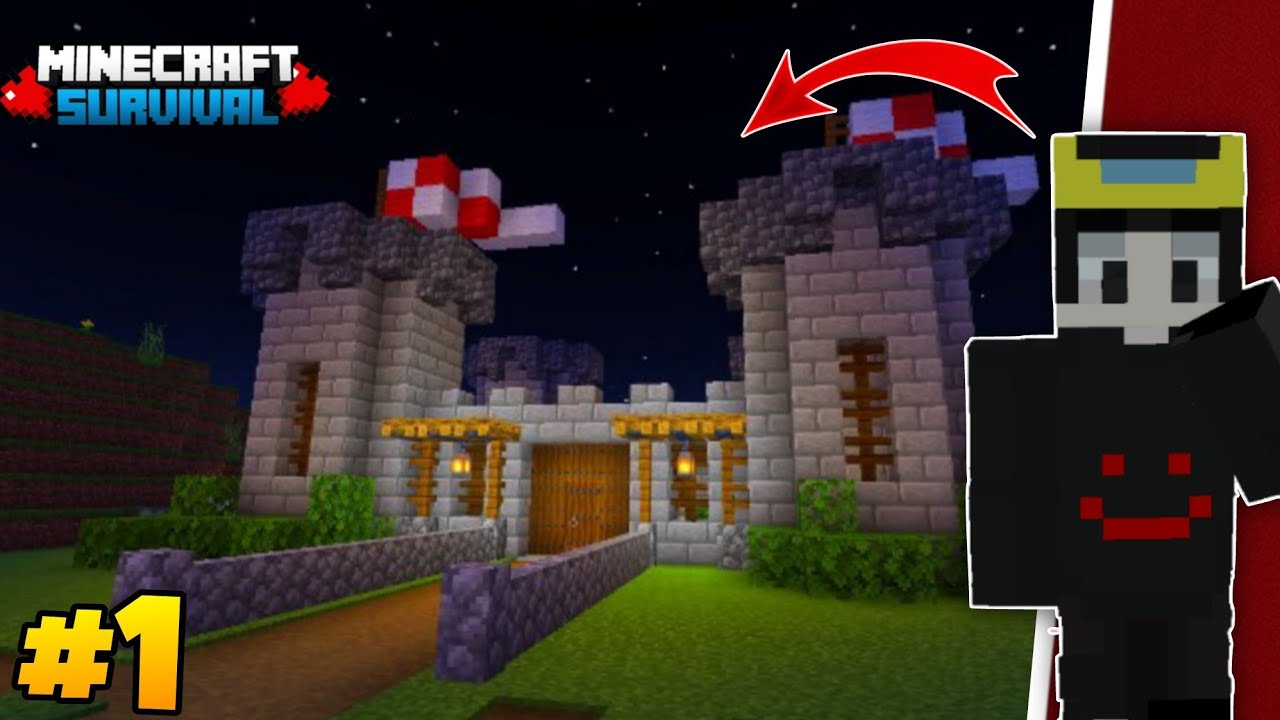 How I started my survival series ep 1- first house - YouTube