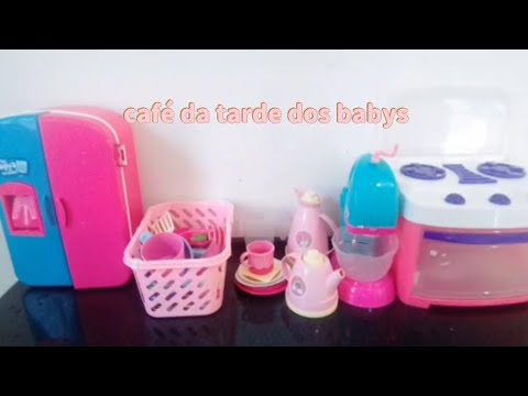 Fazendo café da tarde para os babys 💞
