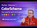 Flutter Material 3 ColorScheme from Seed — #8 Multiple Seed Colors