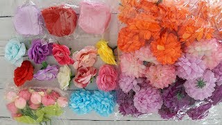 ♥ Распаковка цветов для декора ♥ Decorative flowers unboxing ♥ Crochetka design studio