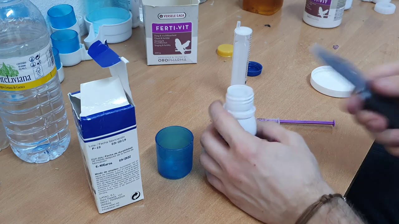 calciocolina y fertivit, pre cria!