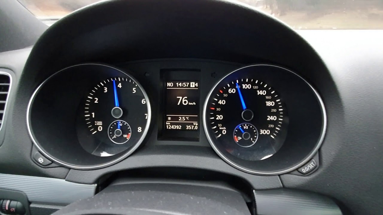 Acceleration Golf 6R 4Motion 100-200km/h, 250km/h 6-speed manual - YouTube
