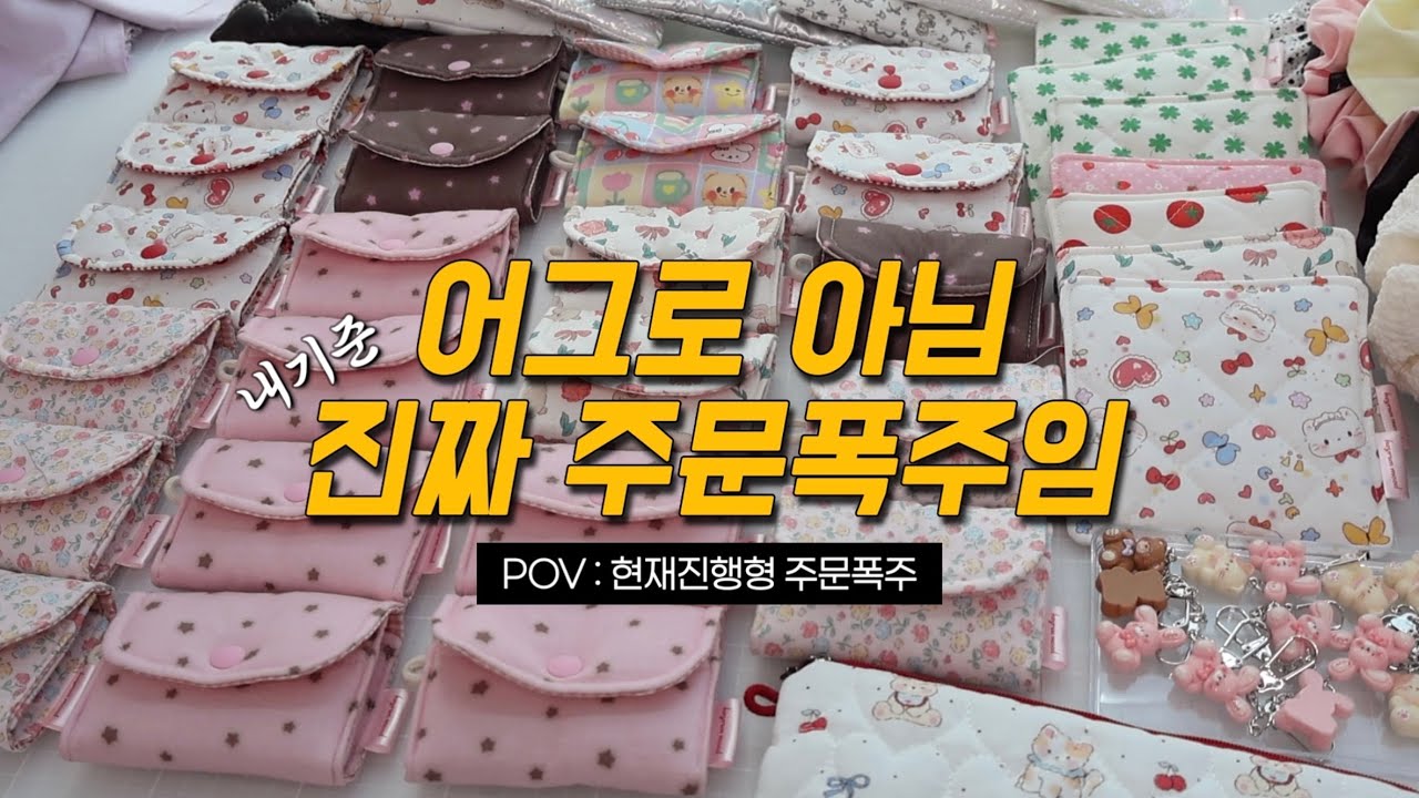 현재진행형 주문폭주에 정신 못차리는 쇼핑몰 사장의 브이로그