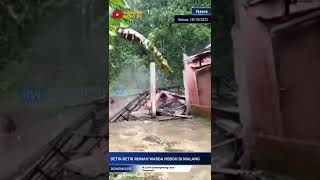 Detik Detik Rumah Longsor Di Donomulyo Malang