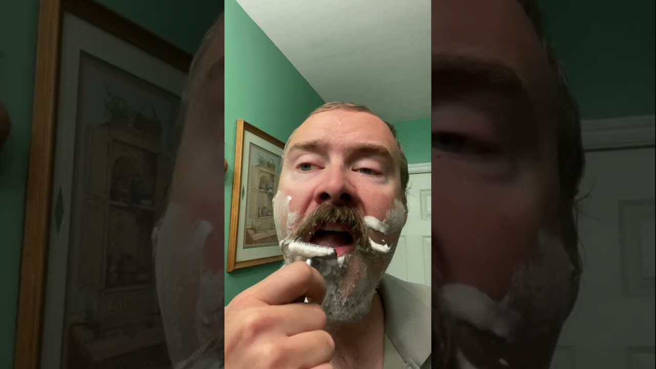 ASMR Humphrey’s handmade AND PAA double open comb razor shave 