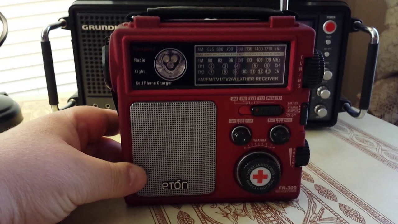 Eton FR-300 EMERGENCY WEATHER RADIO QUICK LOOK!! R#23 - YouTube