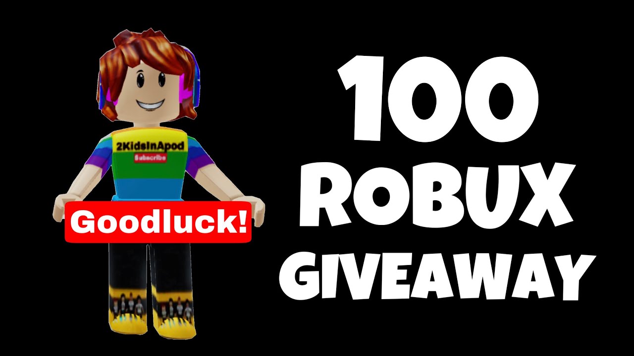 100 Robux Giveaway! 