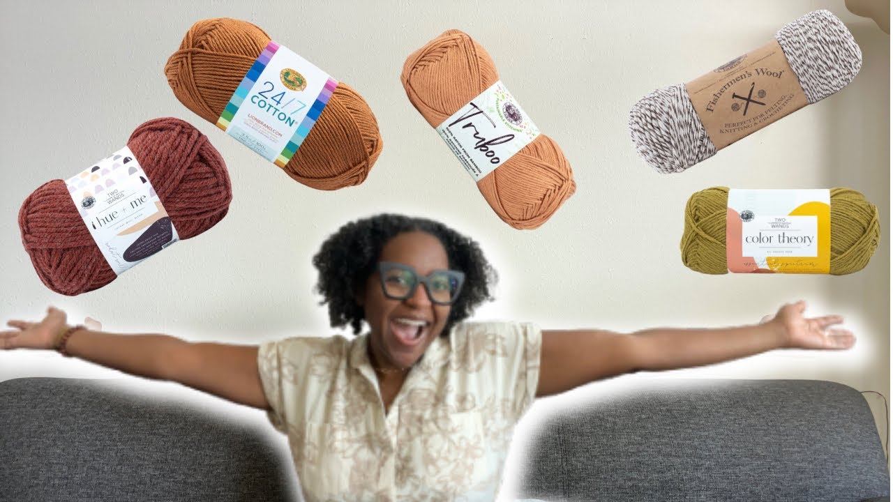 8 Lion Brand Yarns You NEED to Try!!! 🧶🧶🧶 (with Crochet & Knit  Pattern Ideas!) 