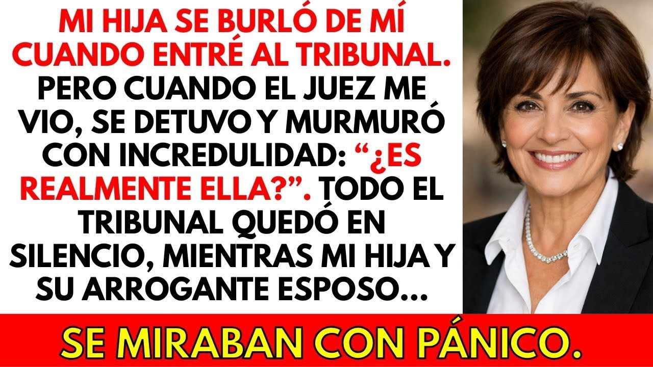 Cuando entré al tribunal, el juez se paralizó: 