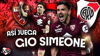 ASÍ JUEGA GIOVANNI SIMEONE 🔎 POSIBLE REFUERZO DE RIVER ⚽💣   #riverplate