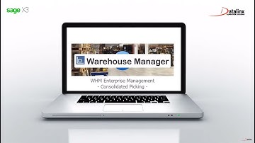 Warehouse Manager for Sage X3 - Consolidated Picking