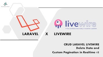 Tutorial Laravel || CRUD Laravel x Livewire || Delete Data and Custom Pagination in Realtime
