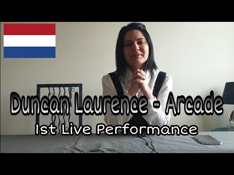 Duncan Laurence - Arcade (Reacting to 1st Live Performance - The Netherlands Eurovision 2019)