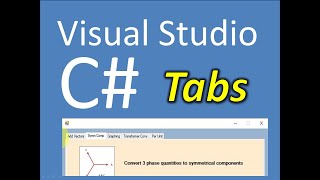 C# Tabs in Visual Studio