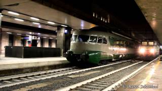 ETR232 Polifemo e ETR252 Arlecchino in entrata a Roma Termini