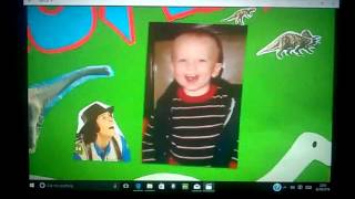 Quade's 2nd birthday card on Cbeebies 19th May 2016