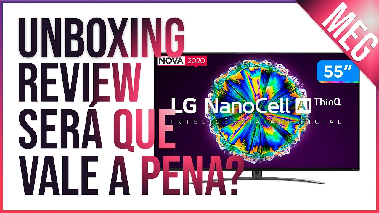 Unboxing TV GAMER LG NANOCELL 86 55" 4k 120hz para PS5, XBOX SERIES X/S