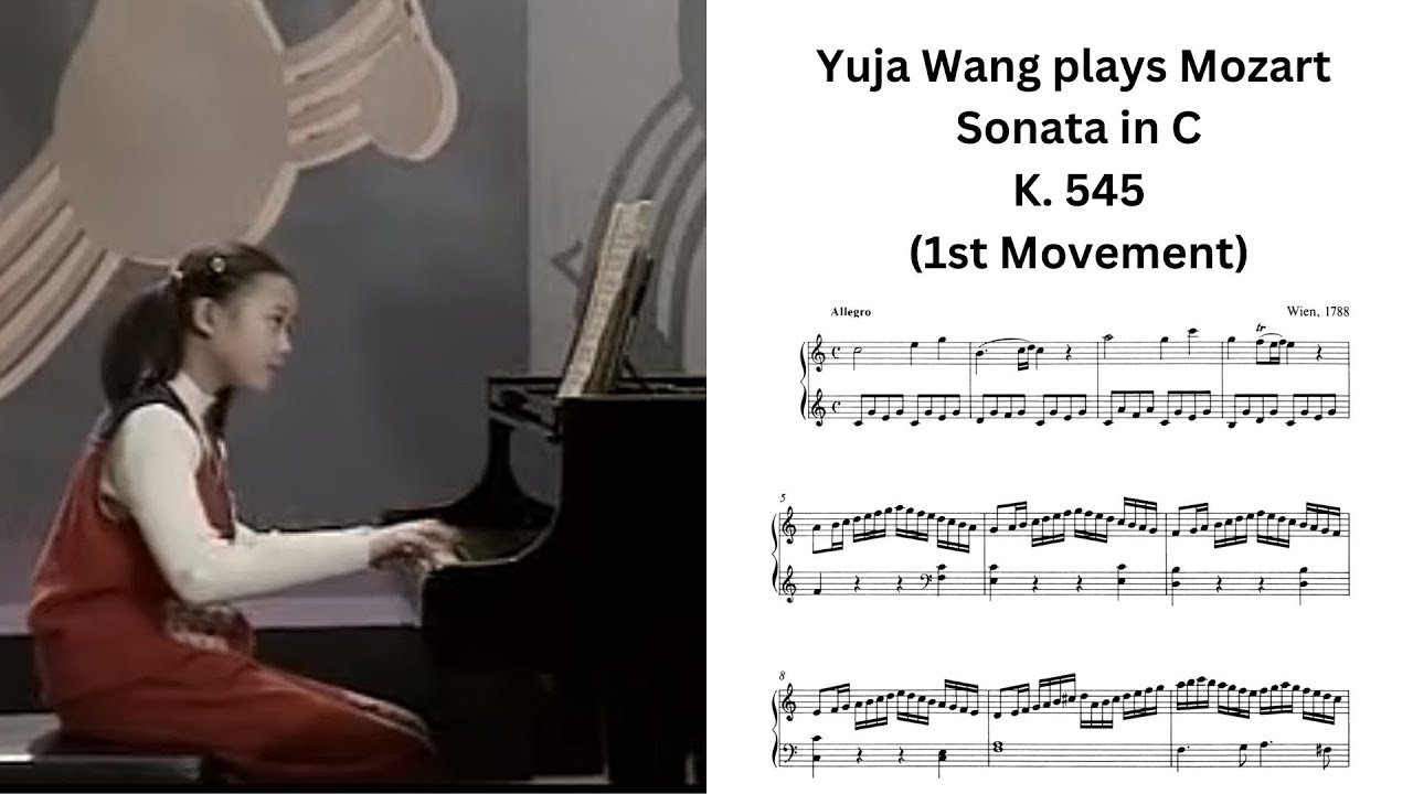 Yuja Wang plays Mozart Sonata in C, K. 545 (Mvt I) | Demonstration