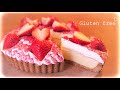 【グルテンフリー】半熟チーズケーキタルト＊かわいいお菓子＊作り方＊How to make a gluten-free cake♡