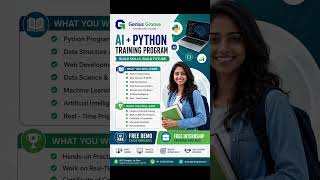 🎓 FREE Demo Class Available💼 Internship Program Available call 🤙+91 7200737286🌐 www.geniusgroove.in