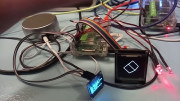 Raspberry Pi 3 running twin OLEDs, Node-Red, VPN, Speech and more