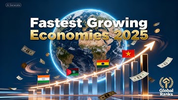 Top 10 Fastest Growing Economies in the World 2025 | Global Ranks