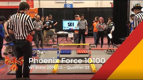 2019-20 FTC Wisconsin State - Phoenix Force 10100 - FIRST Tech Challenge - Qualifier 23