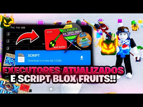 UPDAATE!! 🙀 EXECUTOR ATUALIZADO E SCRIPT BLOX FRUITS🍎PRA CELULAR📲 e PC💻 SEM RESETAR! PEGANDO TUDO!!