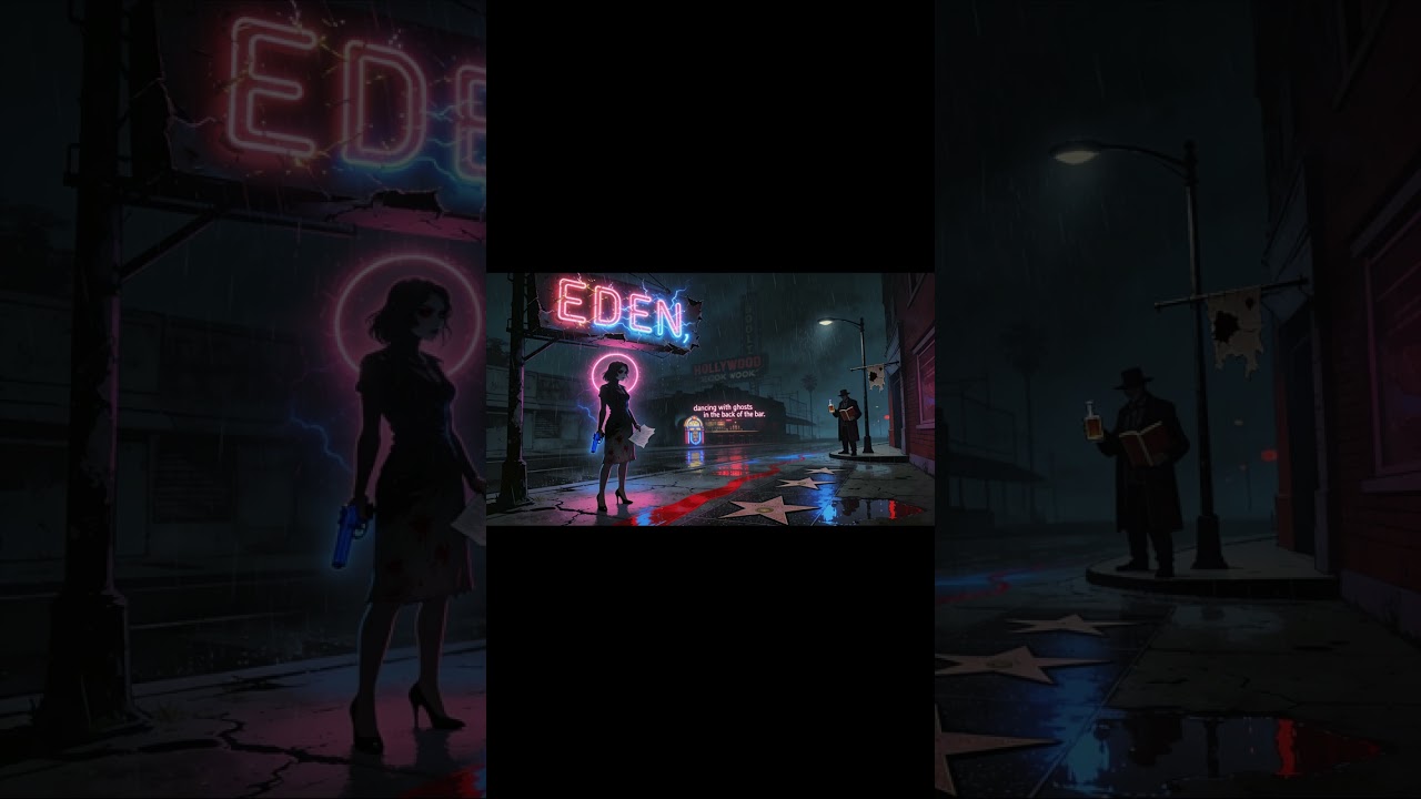 Velvet Trigger in a Neon Storm