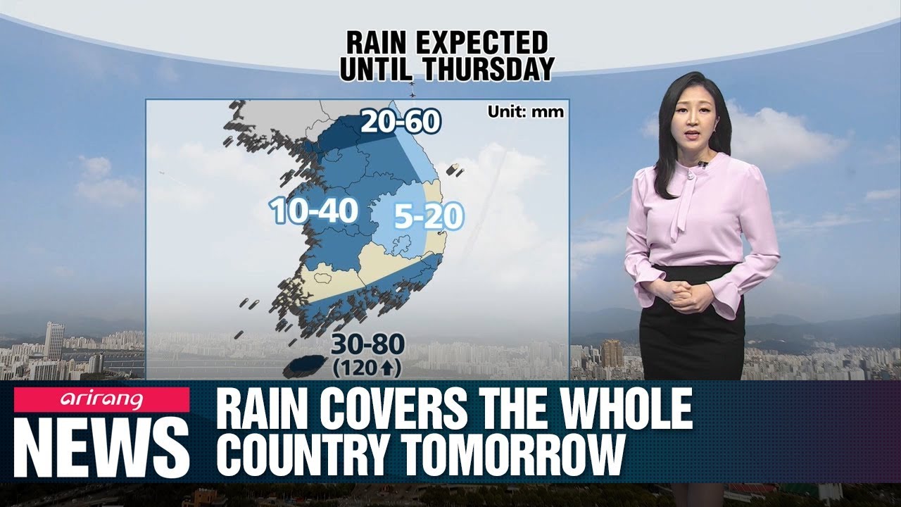 Rain covers the whole country tomorrow _ 082819 - YouTube