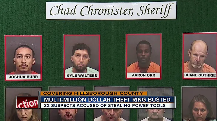 34 arrested in massive theft & re-sale ring at Hillsborough County Home Depot stores