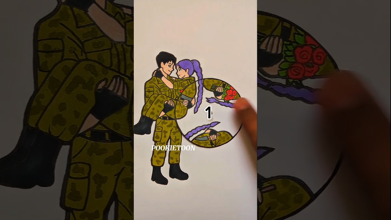 Jinu And Rumi Military Dance Trend Kpop demon hunters