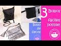 3 bolsos de polipiel fáciles, recopilatorio