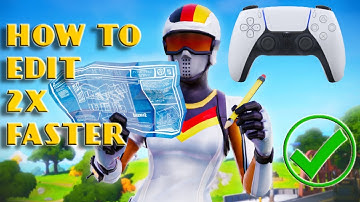 How to EDIT FASTER On CONTROLLER! DOUBLE Your Editing Speed! (Chapter 4 Tutorial) |Tips and TRICKS!|