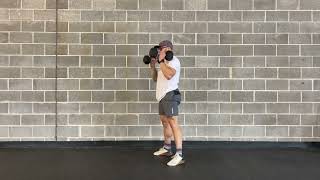 Dual Dumbbell Burpee Squat Clean