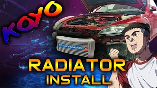 Mazda Rx8 Koyo Radiator Install