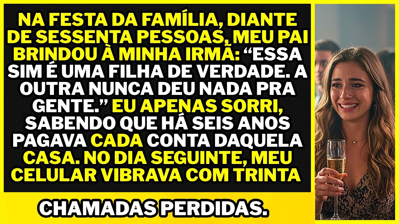 Na festa da família, meus pais zombaram: “Essa família nunca ganhou nada dela.” Minutos depois...