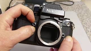 Nikon F2A Photomic, loading with film, Fujifilm C200 - YouTube