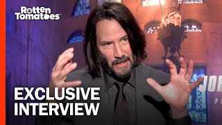 (Spoilers) Keanu Reeves Thinks He Could Kill A Guy With Butter | John Wick: Chapter 3 Interview