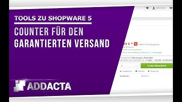 Kostenloses Shopware 5 Plugin - Counter für den garantierten Versand
