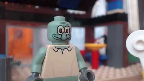 lego spongebob squids day off