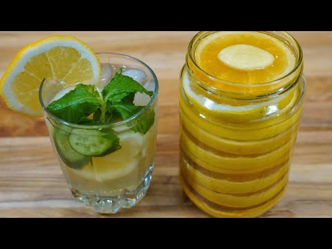 نوشیدنی لیمو زنجبیل و عسل