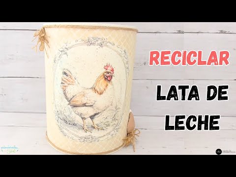 Look what I DID with this Milk Can 👀♻️ RECYCLING Cans Made Easy