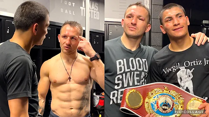 KAVALIAUSKAS TELLS VERGIL ORTIZ "CRAWFORD DOESN'T HAVE YOUR JAB OR POWER" BOTH SHOW MUTUAL RESPECT