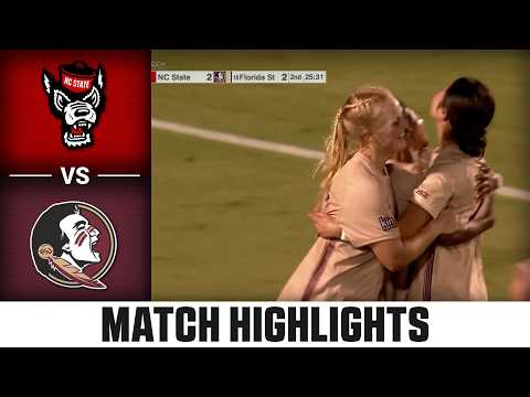 NC State vs. Florida State Match Highlights | 2026 ACC Women's Soccer