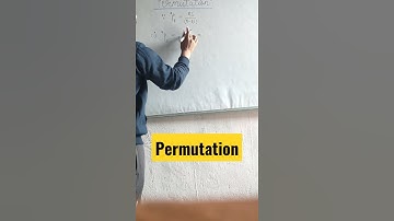 Permutation #shorts #mathematics #permutation #permutations